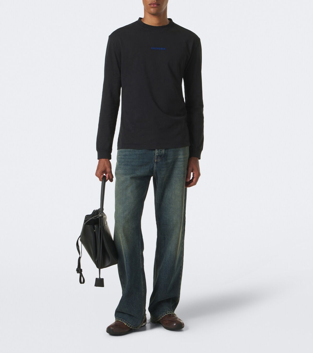 Balenciaga Faded wide-leg jeans