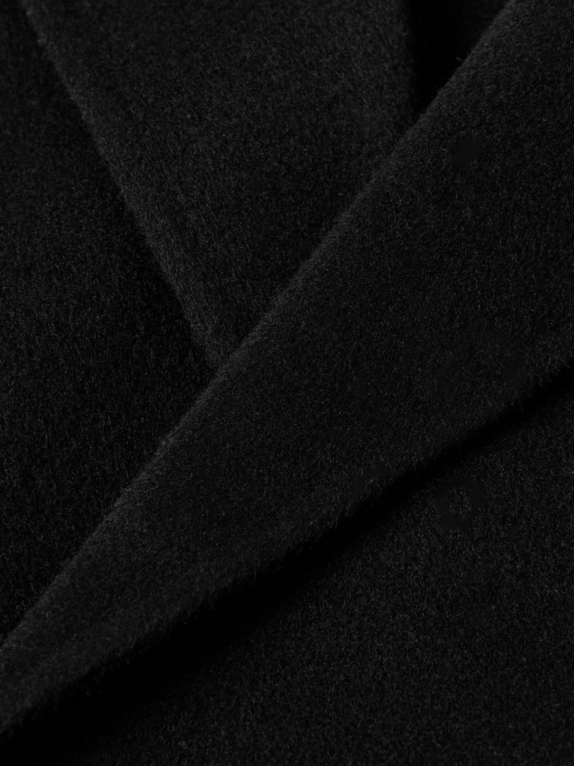 The Frankie Shop - Harry Oversized Wool-Blend Felt Coat - Black