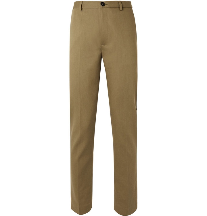 Photo: Séfr - Harvey Slim-Fit Stretch Cotton-Blend Trousers - Green