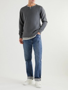 Mr P. - Virgin Wool Henley Sweater - Gray