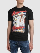 DSQUARED2 Rocco Siffredi Printed Cotton T-shirt