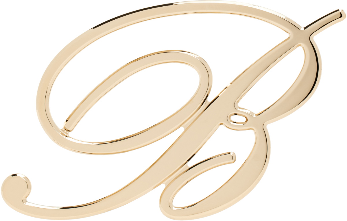 Blumarine Gold 'B' Single Earring