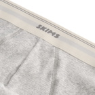 SKIMS Men's Classic Cotton Rib Brief in Light Heather Grey