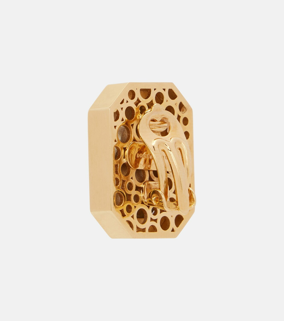 Dolce&Gabbana DG embellished clip-on earrings