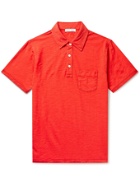 ALEX MILL - Standard Slub Cotton-Jersey Polo Shirt - Red