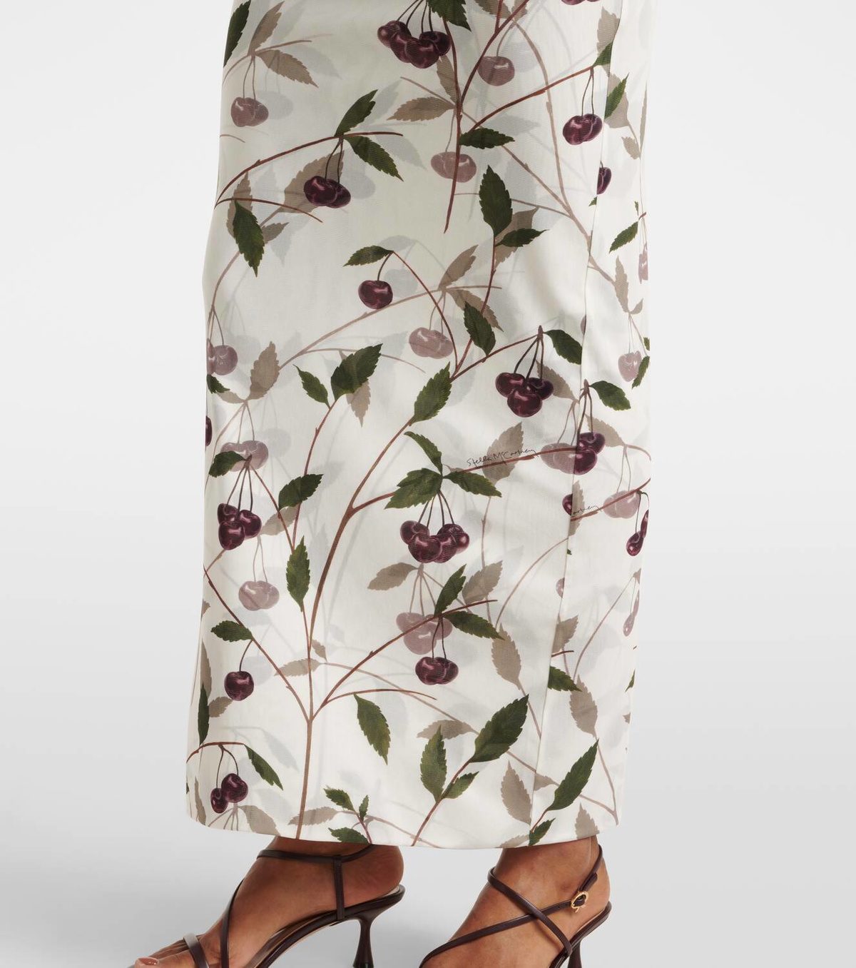 STELLA MCCARTNEY ワンピース Floral ruched maxi dress1046735 Stella McCartney Floral ruched maxi dress Stella McCartney
