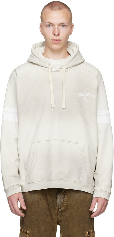 Photo: GUESS USA Off-White Relaxed Hoodie