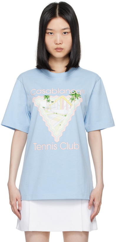 Photo: Casablanca Blue Maison de Reve T-Shirt