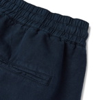 YMC - Cotton and Linen-Blend Drawstring Shorts - Navy