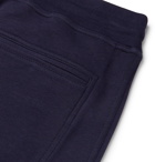 Brunello Cucinelli - Tapered Cotton-Blend Jersey Sweatpants - Blue