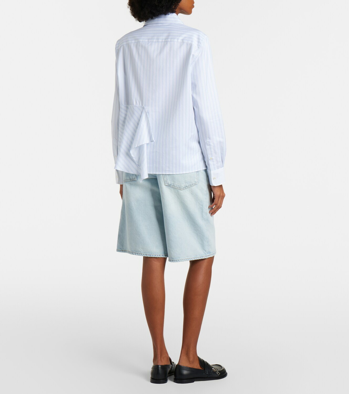 Agolde Ramona denim Bermuda shorts