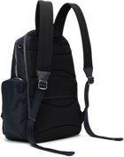 BOSS Navy Structured-Material Backpack