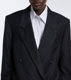 The Row Isani double-breasted virgin wool blazer