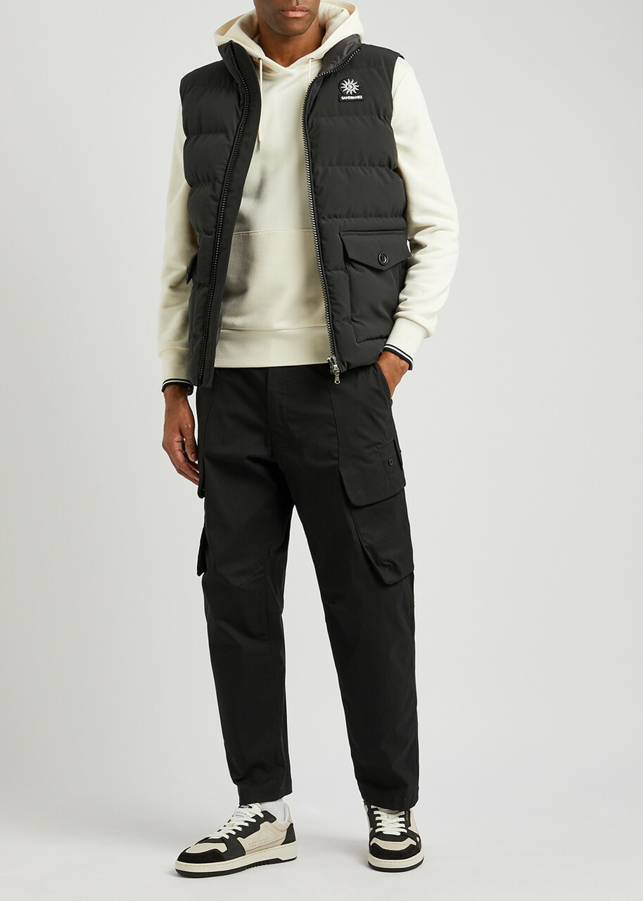 Sandbanks Explorer Quilted Shell Gilet Black