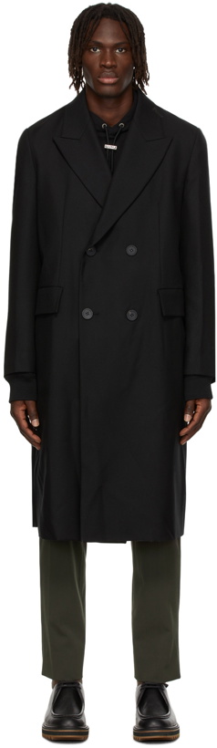 Photo: Solid Homme Wool Double-Breasted Coat