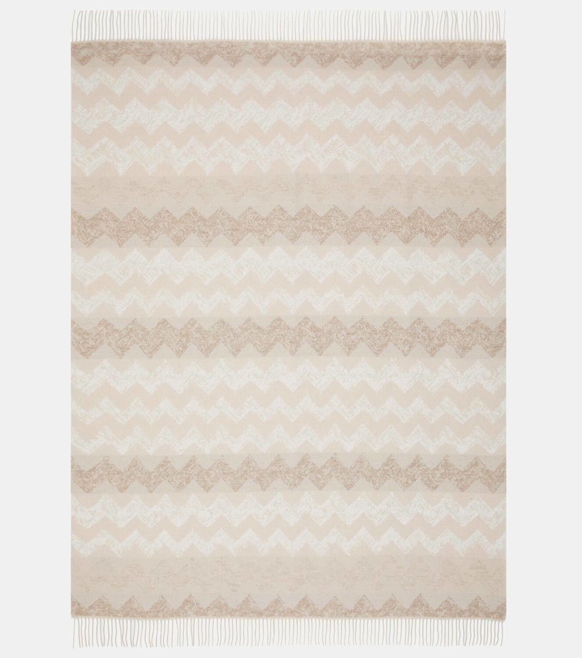 Missoni Gessetti Zig Zag wool-blend throw