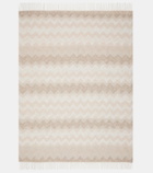 Missoni Gessetti Zig Zag wool-blend throw