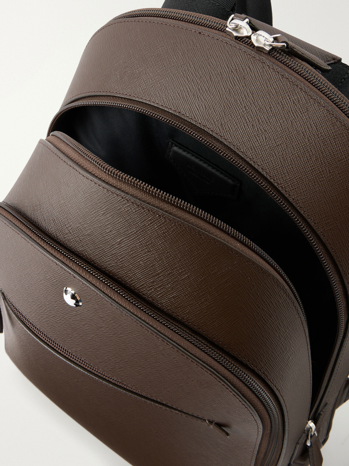 Montblanc - Logo-Appliquéd Textured-Leather Backpack