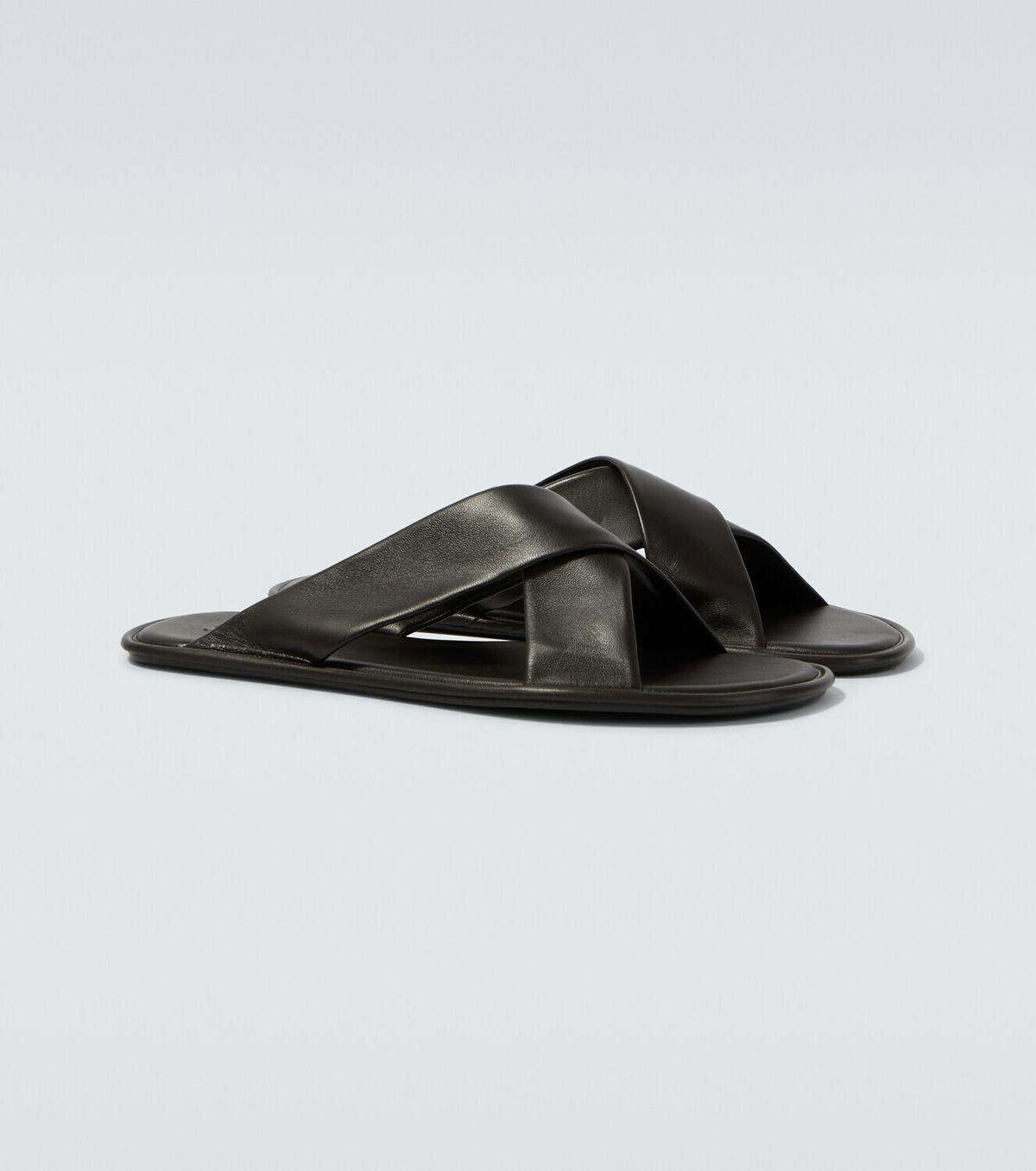 Saint Laurent Carlyle leather sandals