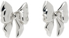 HUGO KREIT Silver Bow Earrings