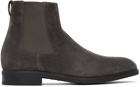 Paul Smith Grey Canon Chelsea Boots