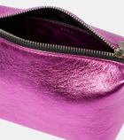 Eéra Moonbag metallic leather clutch