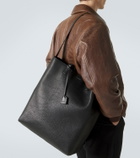 Saint Laurent Bold leather tote bag