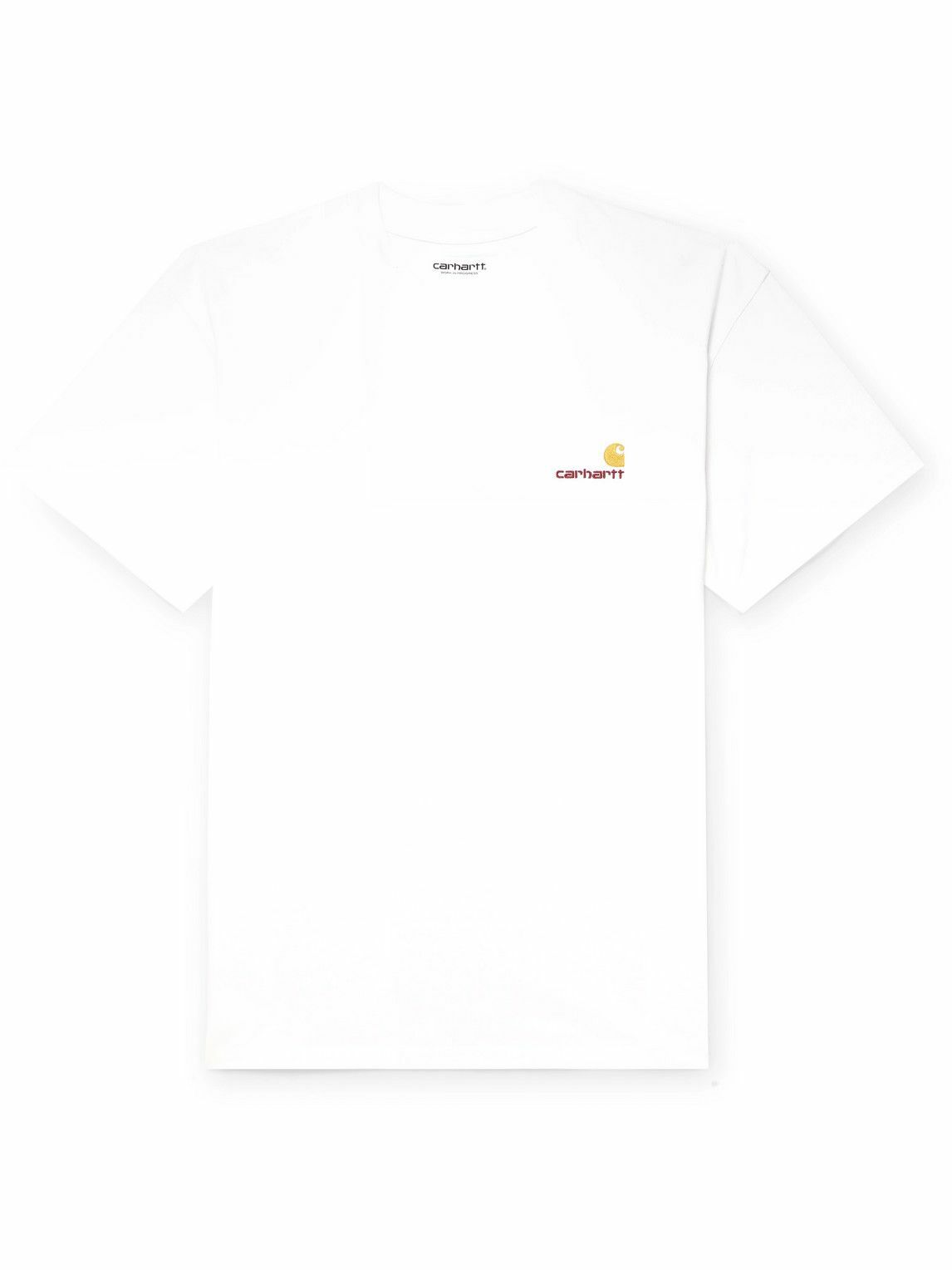 SCRIPT LOGO COATING SHIRT / WHT