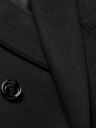 CELINE - Slim-Fit Double-Breasted Wool Coat - Black