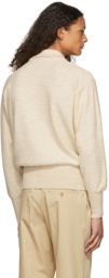 Lemaire Beige Double Collar Polo