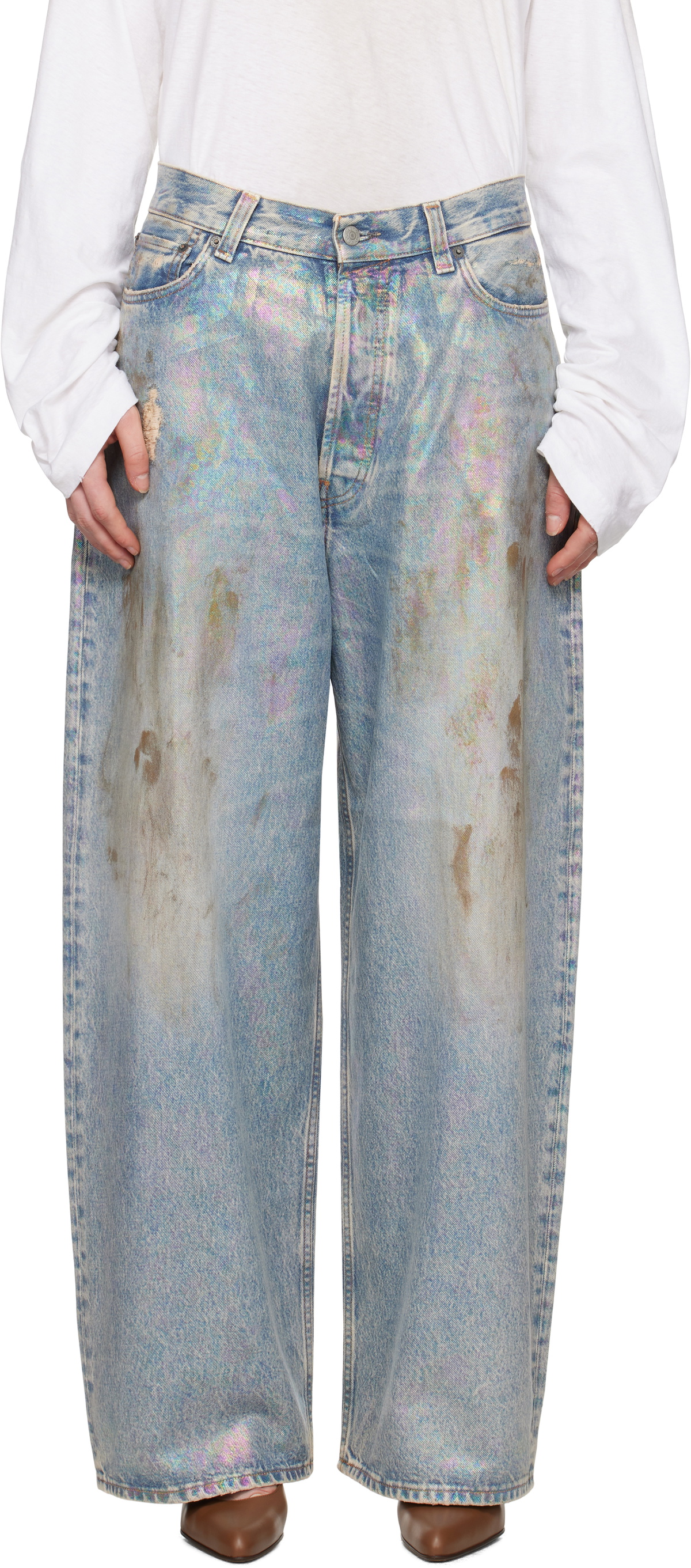 Acne Studios Blue Super Baggy Fit 2023 Jeans Acne Studios