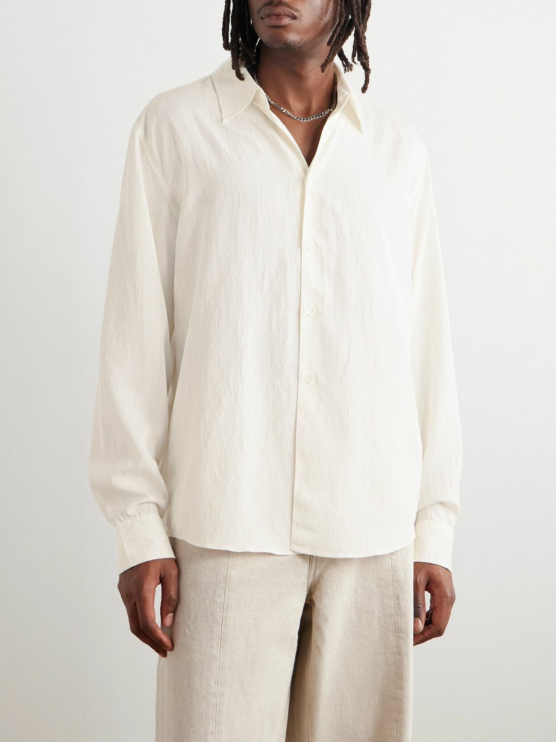 Our Legacy - Beyond Striped Voile Shirt - Neutrals