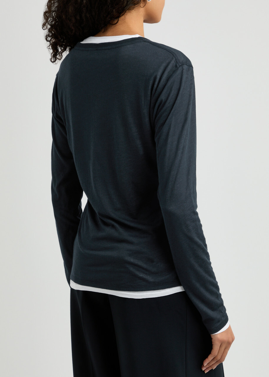 Dorothee Schumacher Layer Love Jersey top Navy