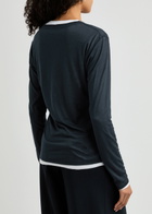 Dorothee Schumacher Layer Love Jersey top Navy