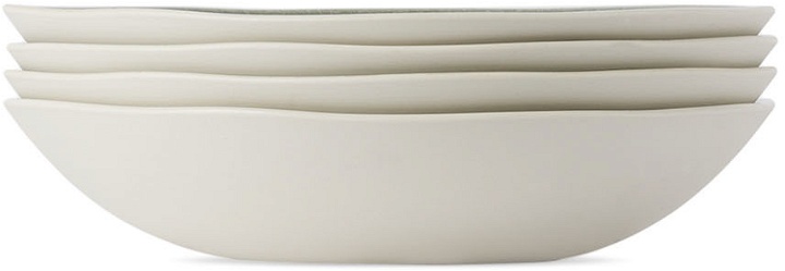 Photo: Jars Céramistes Green & White Maguelone Pasta Plate Set
