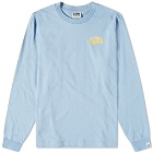 Billionaire Boys Club Men's Long Sleeve Small Arch Logo T-Shirt in Powder Blue