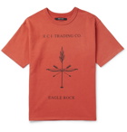 Reese Cooper® - Printed Cotton-Jersey T-Shirt - Orange