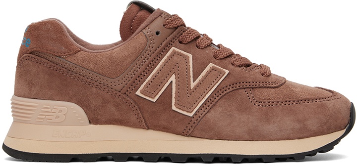 Photo: New Balance Brown 574 Sneakers