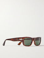 PERSOL - Rectangle-Frame Tortoiseshell Acetate Sunglasses
