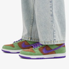 Nike Dunk Low SP Sneakers in Veneer/Deep Purple/Autumn Green