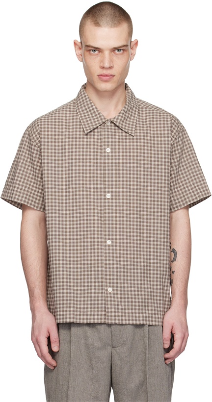 Photo: mfpen SSENSE Exclusive Brown Holiday Shirt