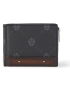 Berluti - Clip Signature Canvas and Leather Billfold Wallet
