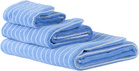 Tekla Navy Striped Towel Set, 3 pcs