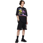 Dries Van Noten Black and Multicolor Mika Ninagawa Edition Haky T-Shirt