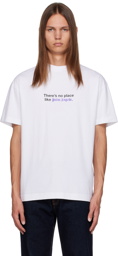 Palm Angels White 'No Place' T-Shirt