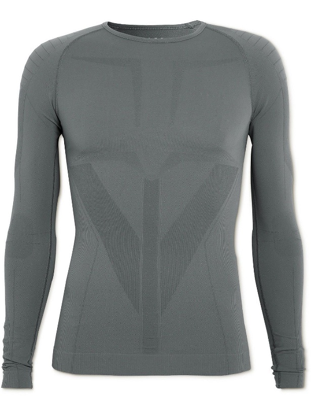 Photo: Falke Ergonomic Sport System - Stretch-Jersey T-Shirt - Gray