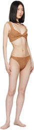 Hunza G Brown Juno Bikini