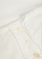 Studio Nicholson Drawstring Straight-leg Cotton Trousers White