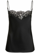 STELLA MCCARTNEY Iconic Satin & Lace Camisole Top