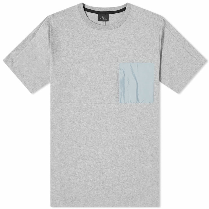 Photo: Paul Smith Men's Nylon Pocket T-Shirt in Grey